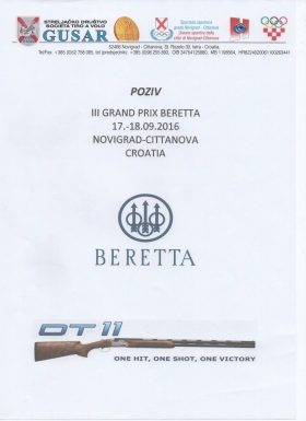 III Grand Prix Beretta - Novigrad
