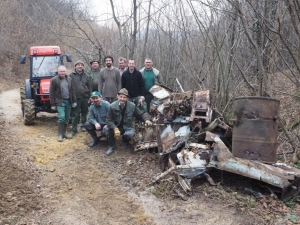 Članove Lovačke udruge &#039;Srna&#039; čistili šumu na području Ruda (Foto: Romeo Ibrišević)