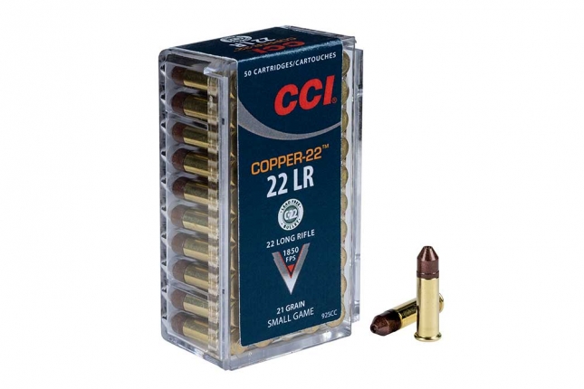Novost iz firme CCI: 22LR bakreno streljivo