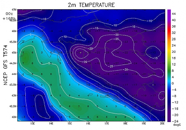 Ako je istina što pokazuju prognostički modeli i karte, čeka nas zimski pakao: Do kraja prosinca i do -25 uz 30 centimetara snijega