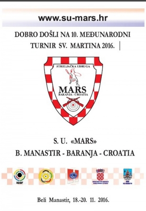 10. MEĐUNARODNI TURNIR SV. MARTIN 2016