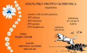 Kinološko društvo Koprivnica organizira smotru svih pasmina