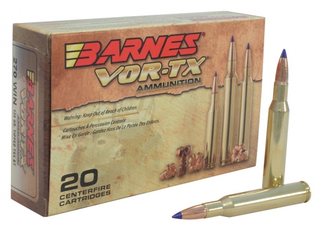 Barnes VOR-TEX streljivo