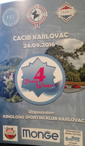 ODRŽANA 1. MEĐUNARODNA IZLOŽBA PASA U KARLOVCU „4 RIVERS WINNER“