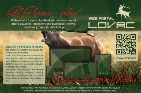 Web portal LOVAC.info već 8 godina u promociji lovstva