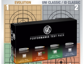 Performance Test Pack - RWS-ov paket lovačkog streljiva sa četri različita tipa lovačkih zrna